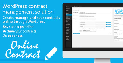 افزونه سیستم ایجاد قرارداد آنلاین در وردپرس WP Online Contract نسخه ۵٫۱٫۴